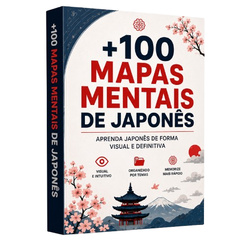 Kit +100 Mapas Mentais para aprender japonês